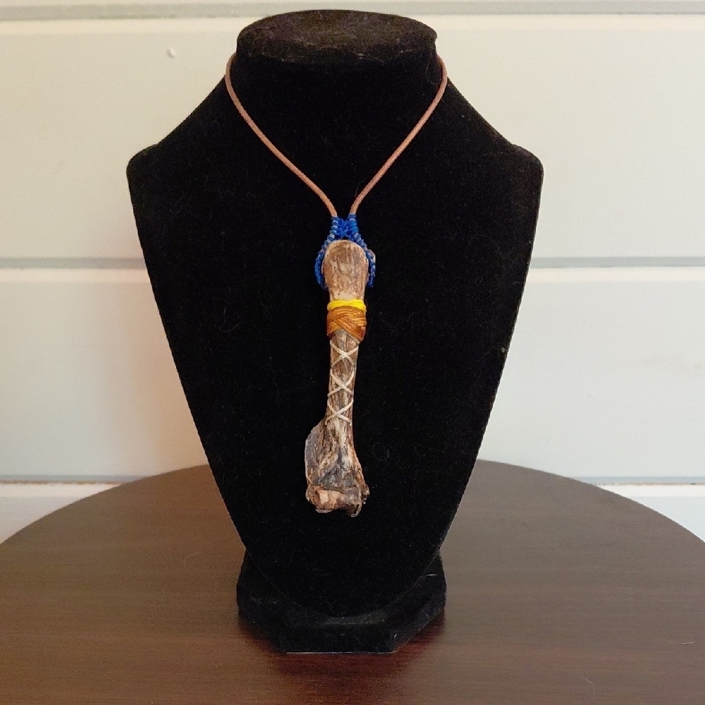 Bone Necklace With Knots